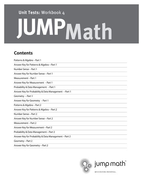 a) Yes, because they. . Jump math grade 4 pdf